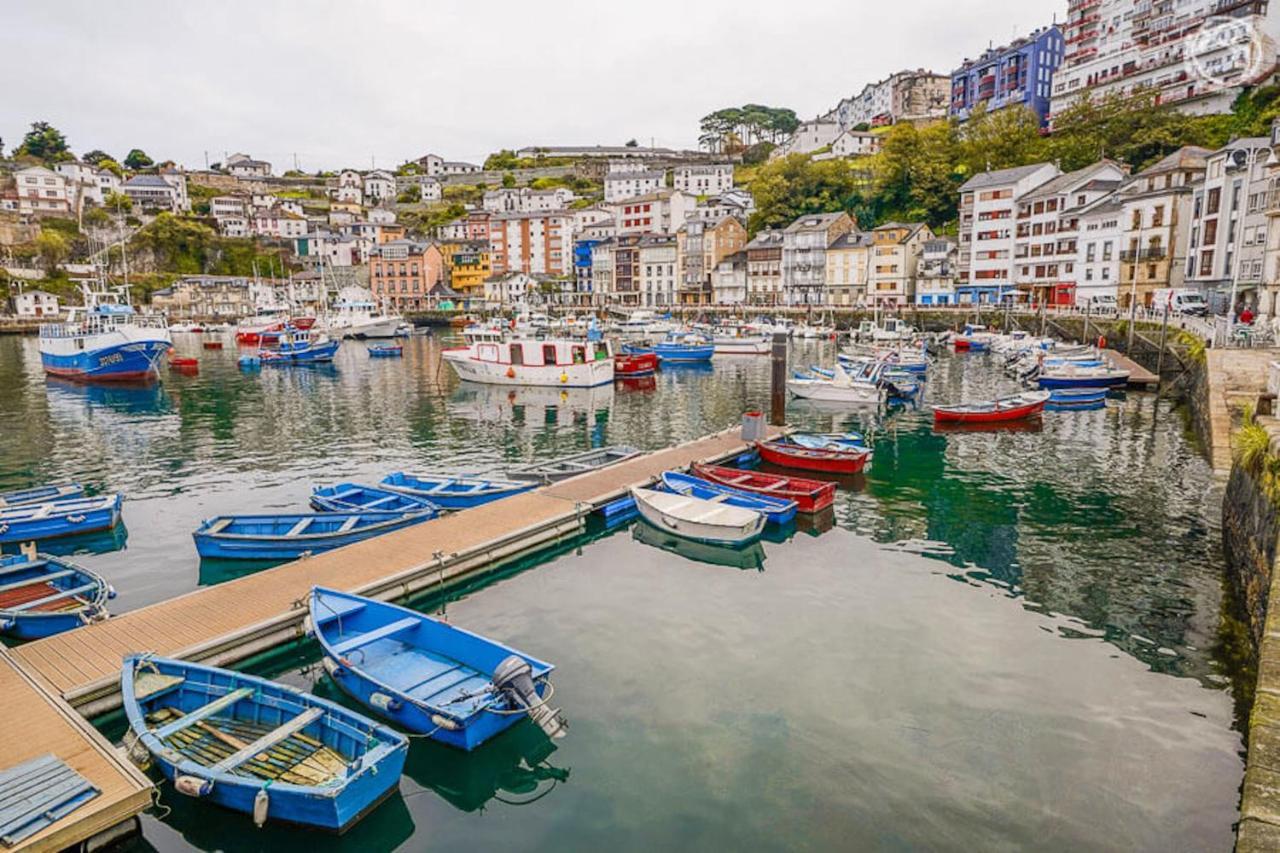 Room In Lodge - Double And Single Room - Pension Oria 2 Luarca Bagian luar foto
